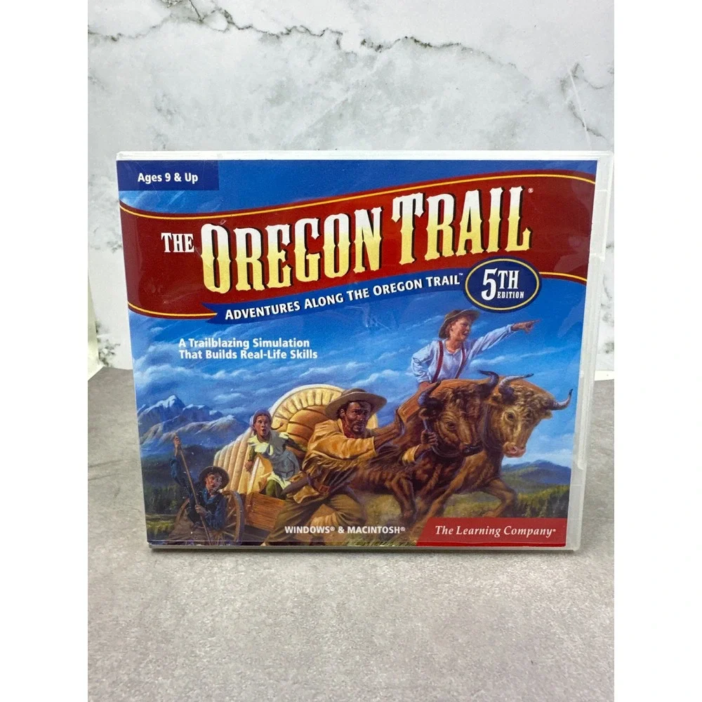 The Oregon Trail 5th Edition PC Mac CD-ROM 2001 The Learning Company Game